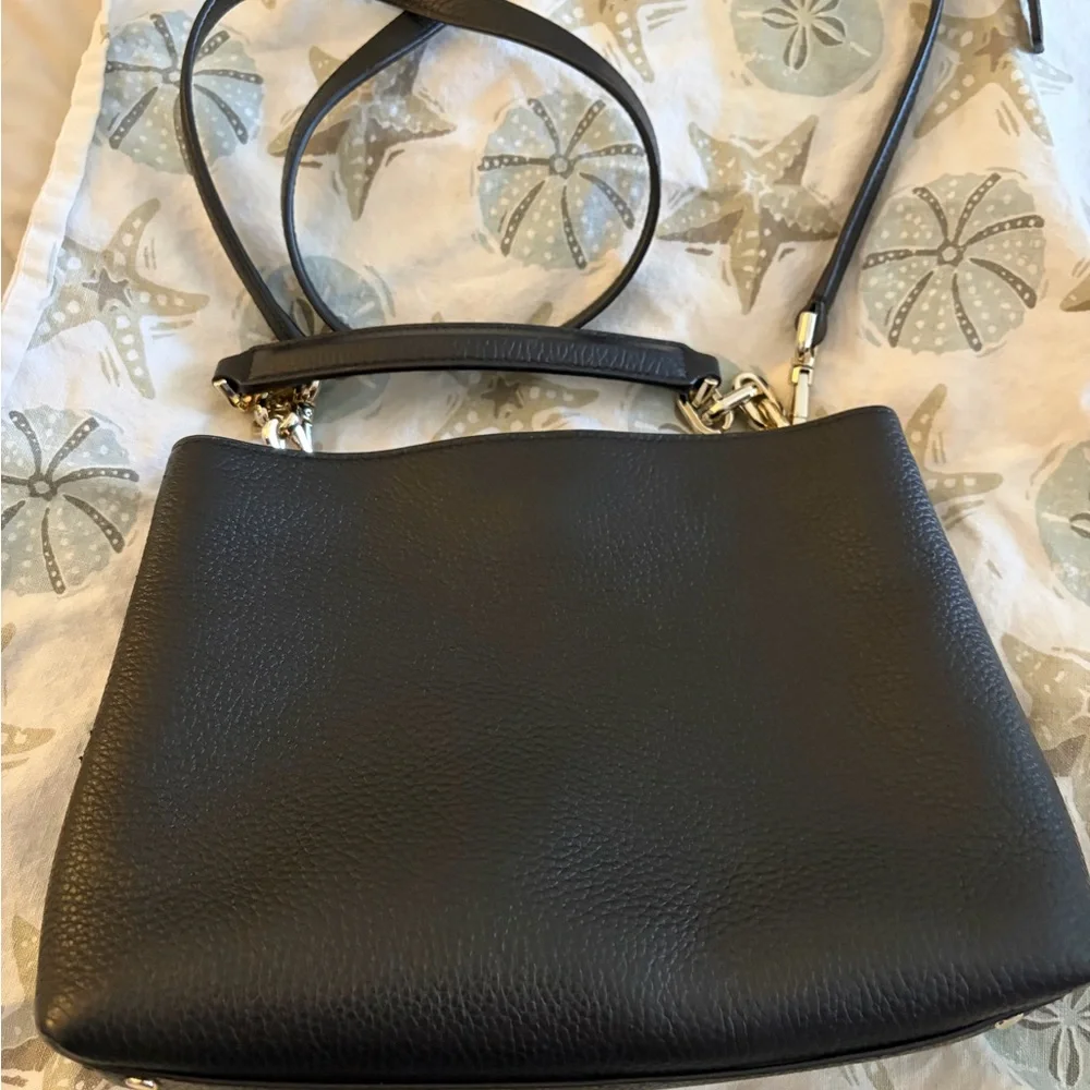 Kate Spade Black Crossbody Bag with Gold Accents - Picture 2 of 4